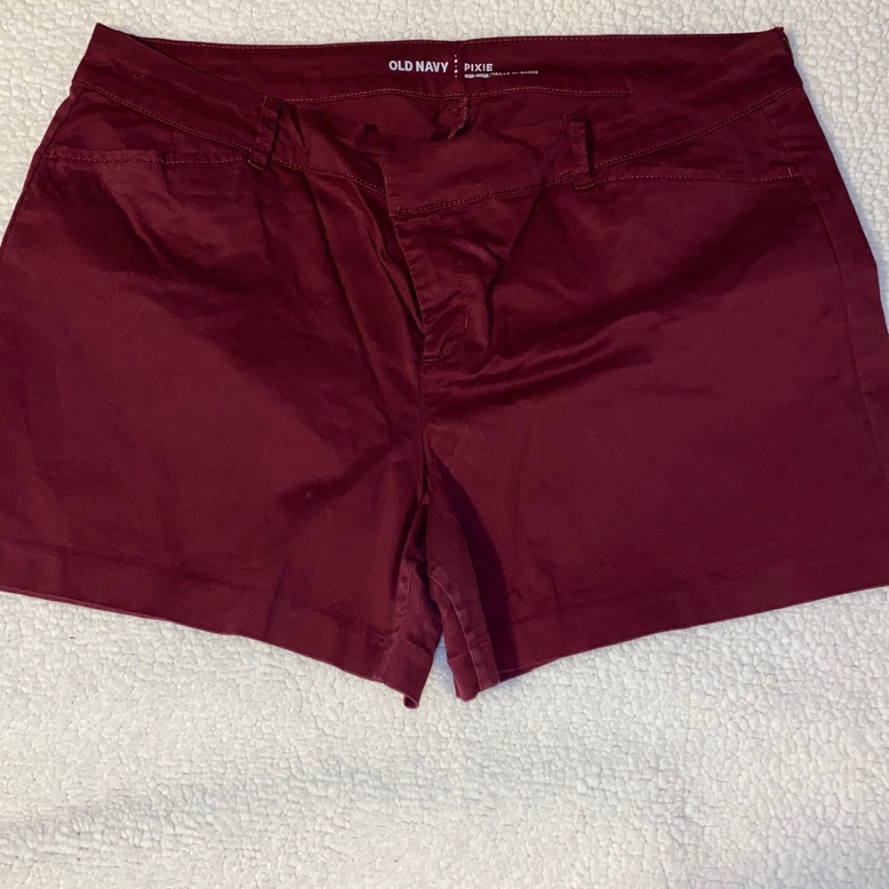 Old Navy Pixie Shorts (Maroon)